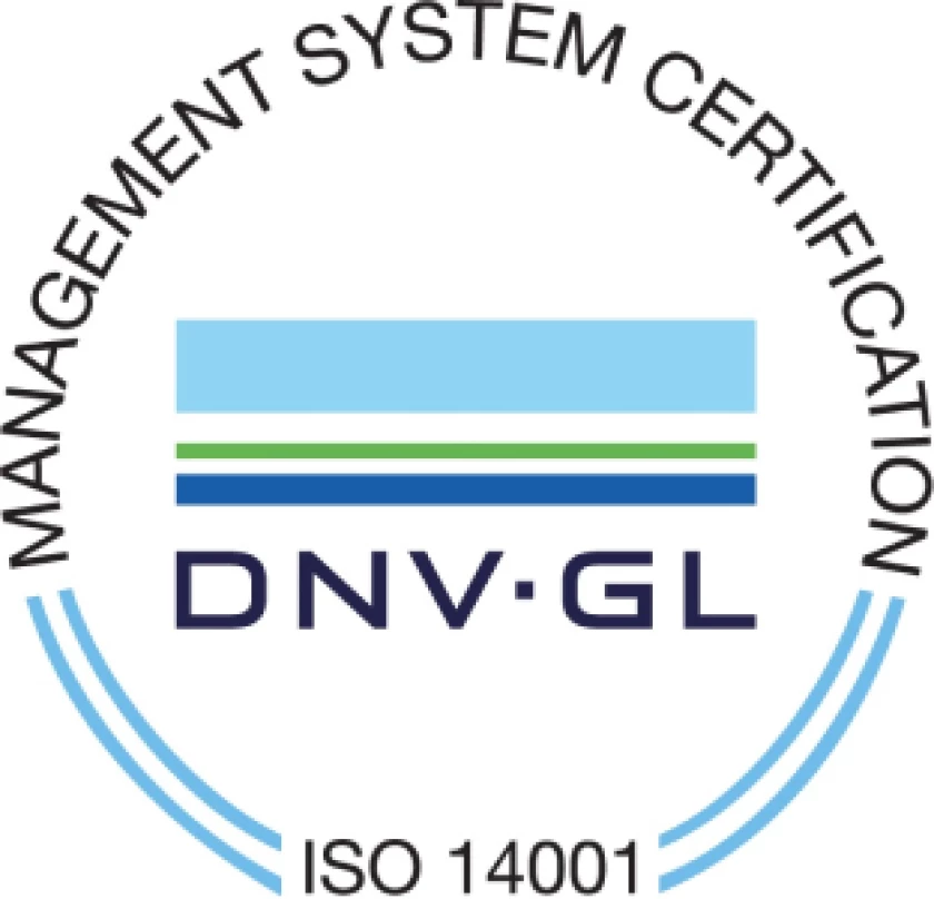 compliance with standard ISO 14001:2015